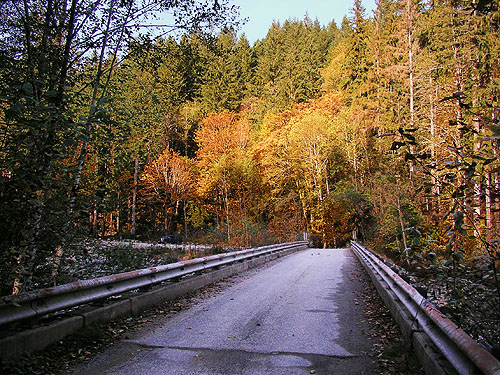Taylor River bridge near Middle Fork Campground, King County, Washington