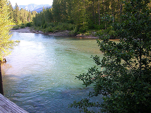 White River at Napeequa confluence, Chelan County, Washington