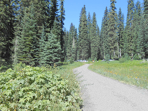 Trailhead for Tucquala Meadows Trail, Kittitas County, Washington