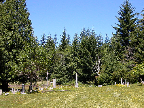 Odd Fellows Cemetery south of Raymond, Washington