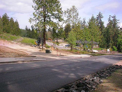 housing development across from first site on Cook Ave., N central Quimper Peninsula, Jefferson County, Washington