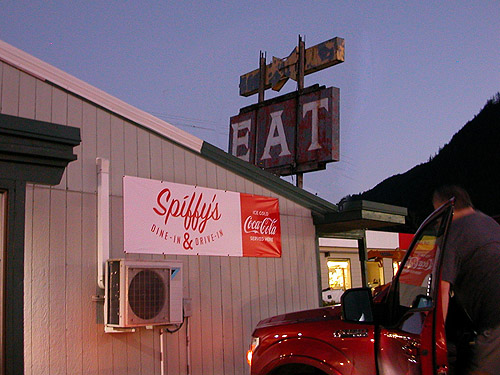 Spiffy's burger joint in Morton, Washington