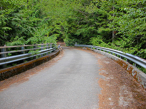 Bridge over the North Fork, upper Rapid River, Snohomish County, Washington