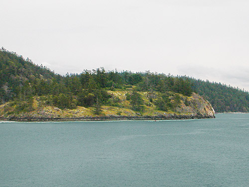 Willow Island, San Juan County, Washington from ferry
