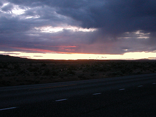 sunset N of Beverly, Washington on 11 May 2025