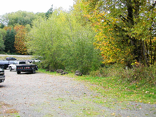 parking area for West Satsop Boat Launch, Grays Harbor County, Washington