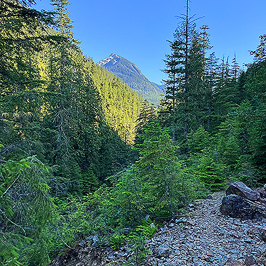 Silvertip Peak from Silver Creek N of Galena, Snohomish County, Washington