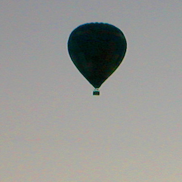 balloon flying at sunset in Enumclaw on 12 July 2024