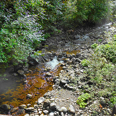 South Fork Sol Duc River upstream of bridge
