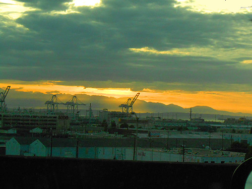 sunset from south Seattle on 