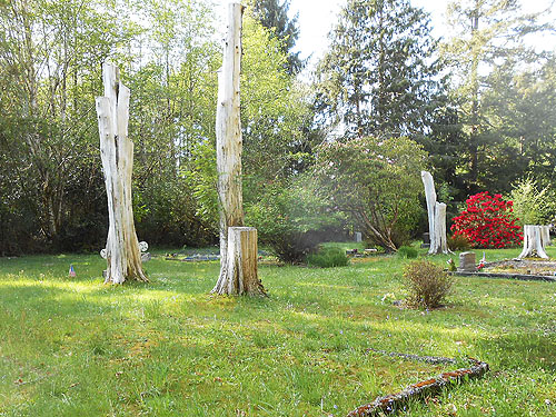 scene in Humptulips Cemetery near Humptulips, Washington