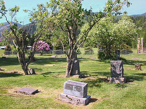 Van Zandt Cemetery west of Van Zandt, Whatcom County, Washington