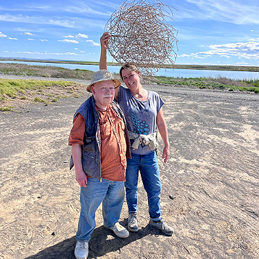 Rod Crawford and Kathy Whaley, Winchester Lake, Grant County, Washington