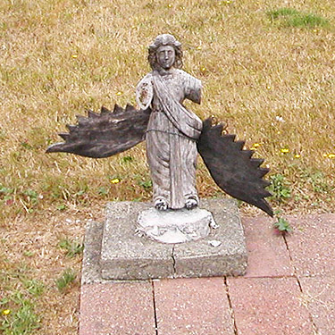 angel statue, St. John's (Wishkah) Cemetery, Grays Harbor County, Washington