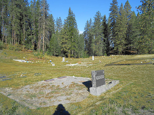 Catholic cemetery, NE Chewelah, Stevens County, Washington