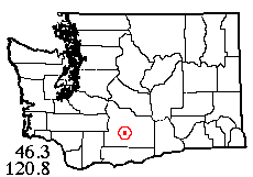 Washington map showing locality