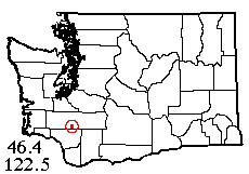 Washington map showing locality