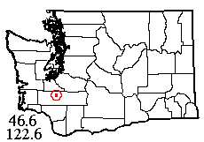 Washington map showing locality