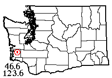 Washington map showing locality