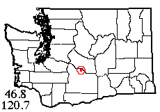 Washington map showing locality