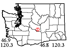 Washington map showing locality