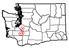 Washington map showing locality