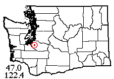 Washington map showing locality