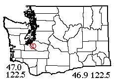 Washington map showing locality