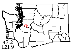 Washington map showing locality