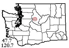 Washington map showing locality