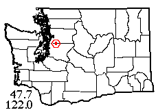 Washington map showing locality