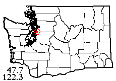 Washington map showing locality