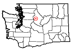 Washington map showing locality