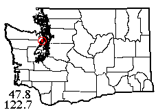 Washington map showing locality