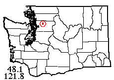 Washington map showing locality