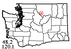 Washington map showing locality