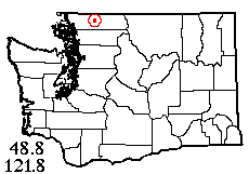 Washington map showing locality