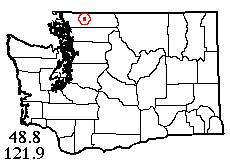 Washington map showing locality