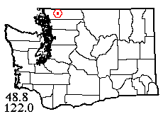 Washington map showing locality