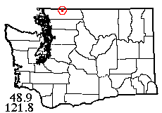 Washington map showing locality