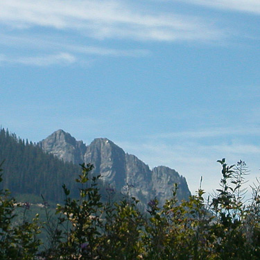 unidentified mountain from road to Evergreen Mountain, Shohomish County, Washington