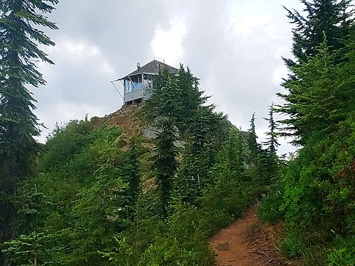 summit lookout, Evergreen Mountain, Shohomish County, Washington