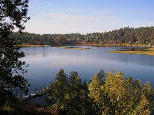 scenic lake, Fish Lake Park, Spokane County, Washington