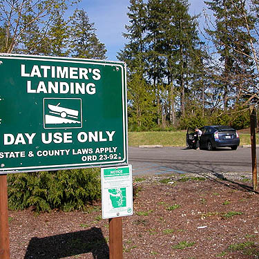 Latimer's Landing county park, Pickering Passage, Mason County, Washington