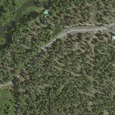 aerial photo of sampled areas in Haynes Estate Conservation Area, Spokane County, Washington