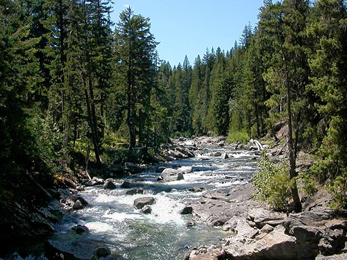 Icicle Creek at Chatter Creek, Chelan County, Washington