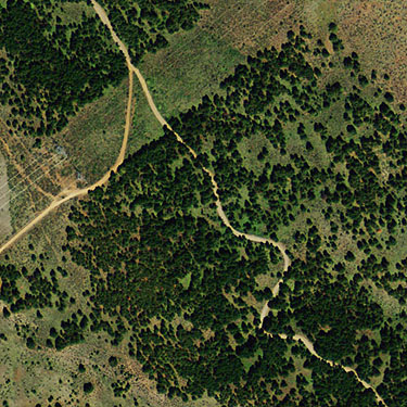 2015 aerial photo of Jumpoff Ridge site, SE Chelan County, Washington