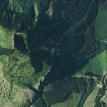2009 aerial photo, Kelly Butte, King County, Washington