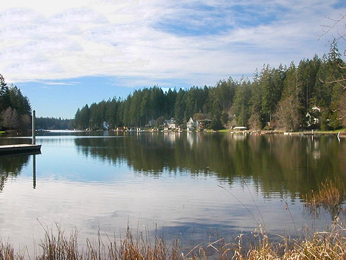 Mason Lake from Mason Lake County Park, Mason County, Washington