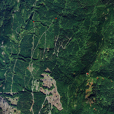 2012 aerial photo of North Mountain, Skagit County, Washington (nr Darrington)